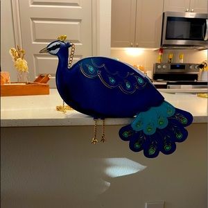 Betsy Johnson Peacock Crossbody